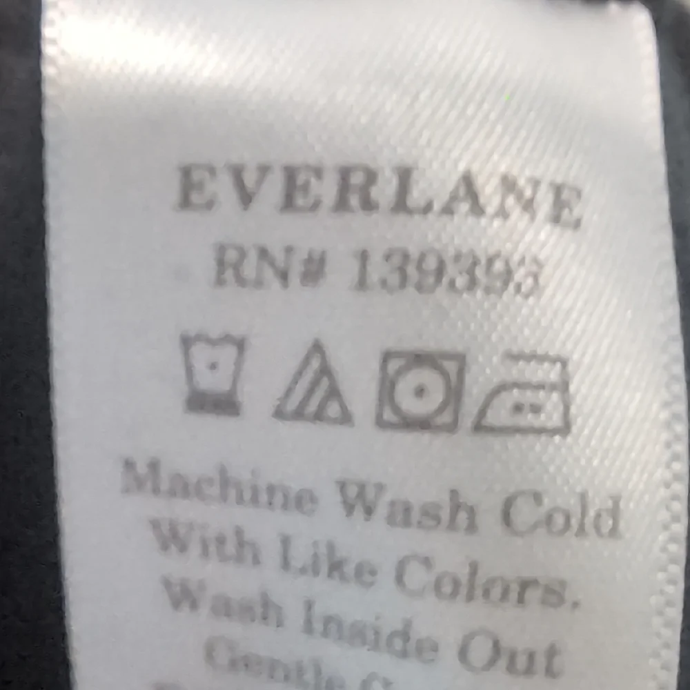 Everlane Women's Sleeveless 100% Linen Square Neck Jumpsuit Black Size 0